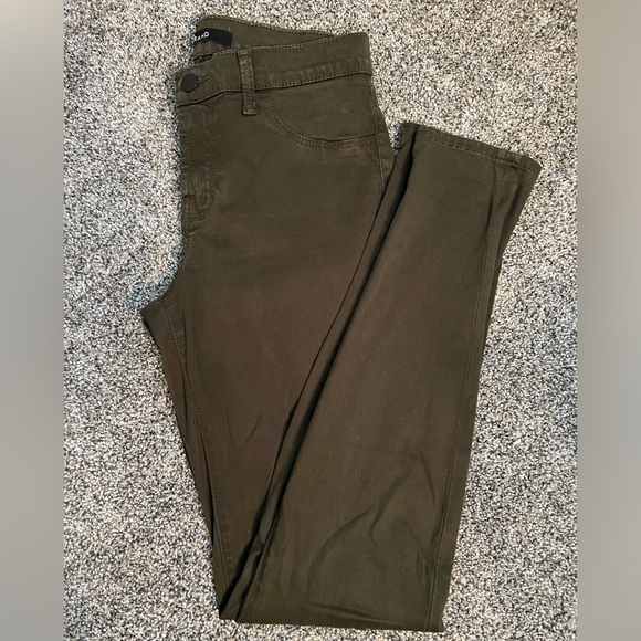 J Brand army green skinny jeans - Picture 1 of 3